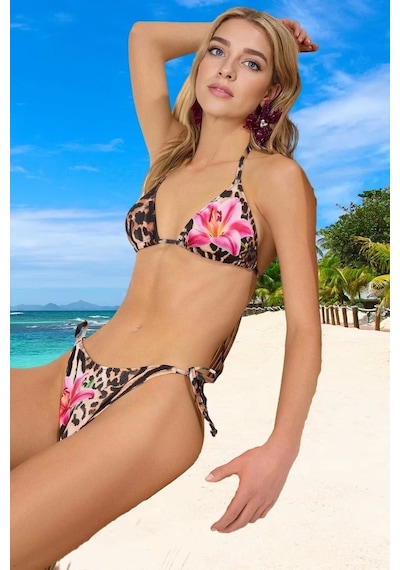 Ersefa Tasarım Bikini Takımı Su Sporları İçin Yüksek Konfor Şık Detaylı Çok Renkli