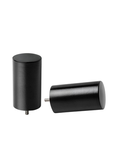 Ikea Uddnate Korniş Ucu 35 Mm Siyah