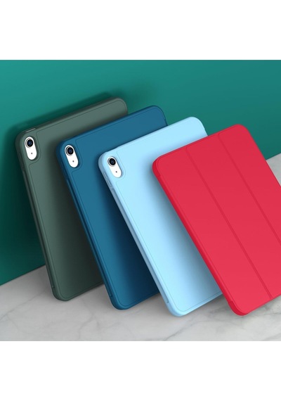 Apple Uyumlu iPad 11.nesil 2025 / 10.nesil 2022 Kalem Bölmeli Standlı Smart Kılıf Kapaklı Kılıf
