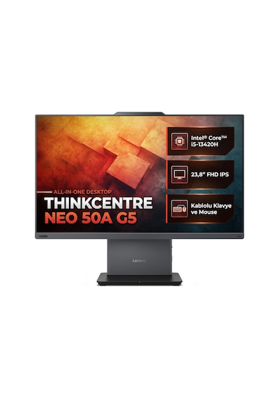 Lenovo ThinkCentre Neo 50A G5 12SC000QTR 020 i5-13420H 16 GB 1 TB SSD 23.8" FHD Free Dos AIO Masaüstü Bilgisayar