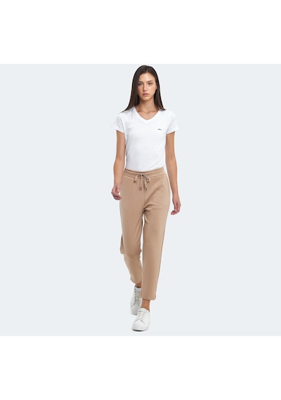 Slazenger VELAR I Kadın Cepli Bej Eşofman Altı