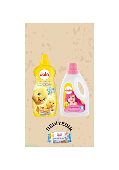 Çamaşır Deterjanı 1500 Ml Konsantre Yumuşatıcı 1200 Ml Düş Bahçesi