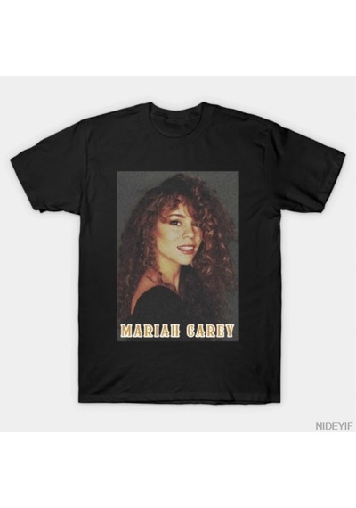 Tarzsokak Mariah Carey T-shirt Erkekler Kadınlar Için % 100% Pamuklu Tişörtler Kısa Kollu Üstler 0107-2 Çok Renkli
