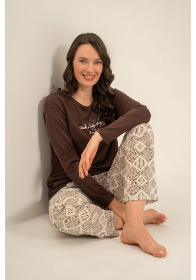Pierre Cardin Kadın Make Today Amazing Kahverengi Uzun Kol Pijama Takım Pc9274-s-v1 Pc9274-s-v1 Pierre Cardin Kadın Make Today Amazing Kahverengi Uzun Kol Pijama Takım Pc9274-s-v1 Pc9274-s-v1
