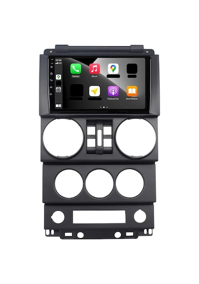 Jeep Wrangler Android Multimedya Sistemi 4-64 Cadence R18 2007-2010 Ön Kayıt Kamera Hediyeli Diğer