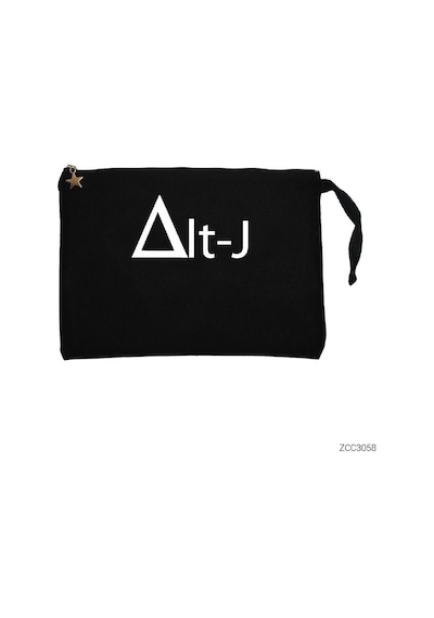 Zepplin Giyim Alt-J Siyah Clutch Astarlı Cüzdan / El Çantası Siyah