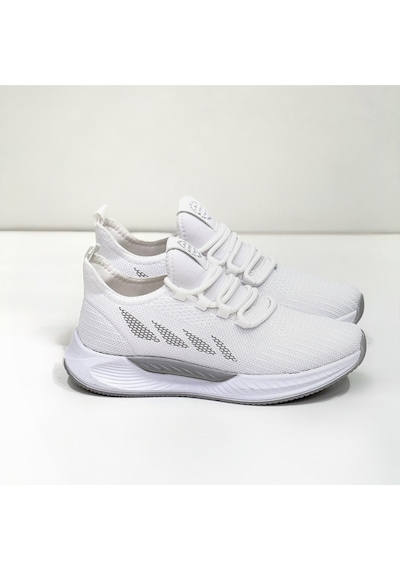 Wipper Ultra Hafif Triko Sneaker - Nefes Alan Ortopedik Poli Taban Kadın Yazlık Spor Ayakkabı Beyaz Buz Wipper Ultra Hafif Triko Sneaker - Nefes Alan Ortopedik Poli Taban Kadın Yazlık Spor Ayakkabı Beyaz Buz