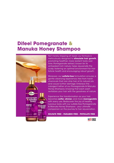 Pomegranate & Manuka Honey Sülfatsız Şampuan 354.9ml, 21959050830
