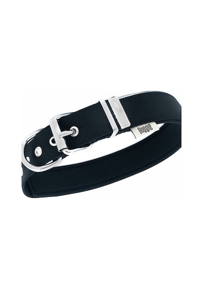 Doggie Comfort Metal Kemik İşlemeli Köpek Boyun Tasması M 3x42-50 CM Siyah