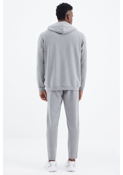 Tommy Life Kelvin Gri Melanj Kelvin Basic Erkek Eşofman Takım - 85230 GRİ MELANJ