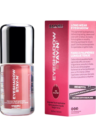Sacheu Eyeshadow Stay-n Uzun Süre Kalıcı Likit Far 06 Girly Pop