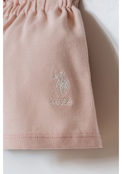 U.s. Polo Assn. Kız Bebek Beyaz Şort Takım 5274-50151 Beyaz
