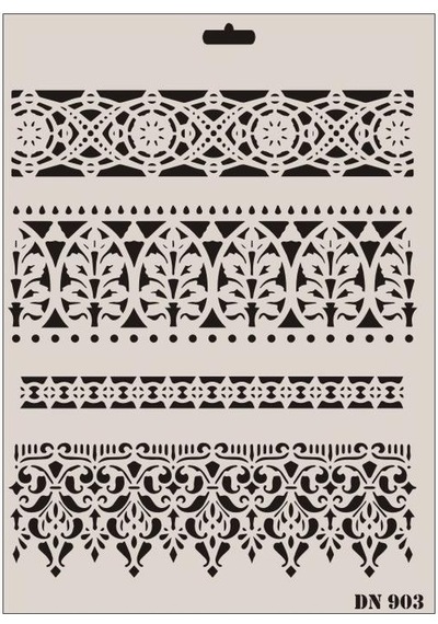 Rich Dantel Seri Dn-903 Stencil 35X25 Cm