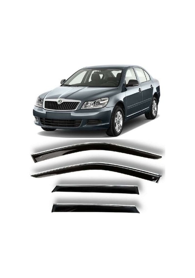 Skoda Octavia 2004 2012 Kromlu Cam Rüzgarlığı