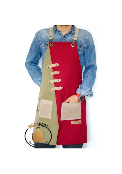Barista Cafe Restaurant Şef Mixologist Tasarım Önlük 02 (267786013)