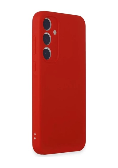 Newface Samsung Galaxy A15 4g Kılıf First Silikon - Kırmızı