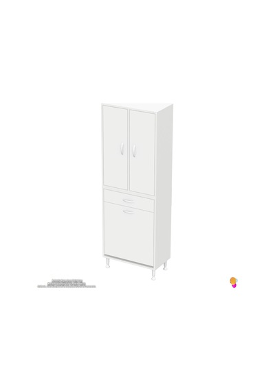 Modilayn Yeni Afra 55x173x32,5cm 1 Çekmece, 1 Göz Sepet, 2 Kapak, 8 Raf Dar Alan Banyo Dolabı Beyaz Modilayn Yeni Afra 55x173x32,5cm 1 Çekmece, 1 Göz Sepet, 2 Kapak, 8 Raf Dar Alan Banyo Dolabı Beyaz