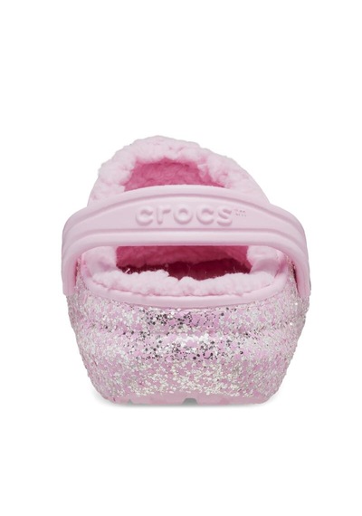 Crocs Classic Lined Glitter Clog K Pembe