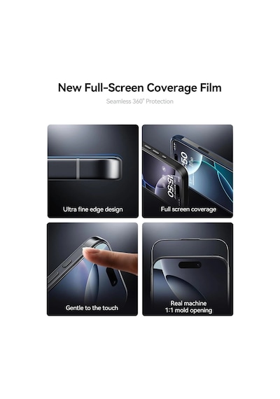 Joyroom Apple iPhone Uyumlu  17 Pro Max Reinforced Hardness Cam Ekran Koruyucu