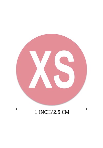 Yapışkanlı Beden Etiketi 8 Rulo Xxs Xs S M L Xl Xxl Xxxl 4000 Ad