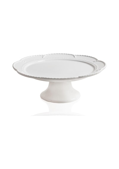 The Mia Grande Pasta Kek Standı Beyaz 31x12 Cm Grd0014 Beyaz