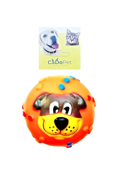 Sesli Güzel Köpek Küçük Irk Ve Yavru Köpek Oyuncağı Top 7 Cm