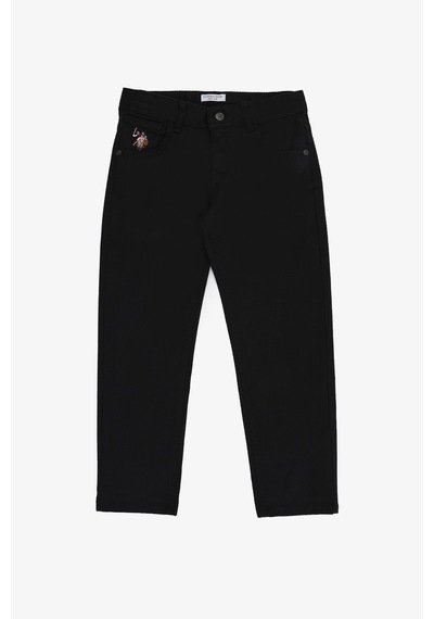 U.S. Polo Assn. U.s. Polo Assn. Erkek Çocuk Siyah Pantolon Kanvas-chino 50322467-vr046