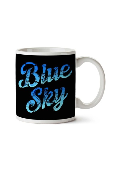 Blue Sky Breaking Bad İki Tarafı Baskılı Kupa Bardak Çok Renkli