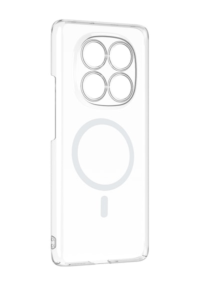 Xiaomi Redmi Note 14 Pro 4g Kılıf Sararmaz Ultra İnce Sert Mika Magsafe Kamera Yükseltili Pazarplus Şeffaf