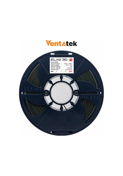 Elas 3d Haki Yeşil Pla Pro Filament - 1.75mm - 1 Kg
