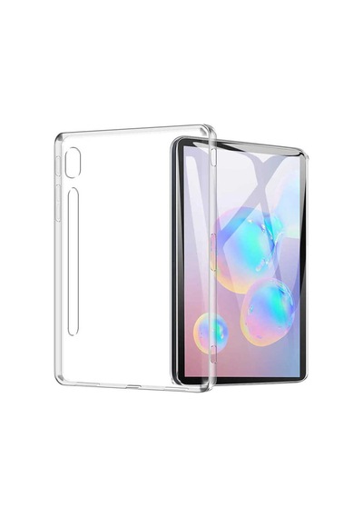 Lexroo Samsung Galakxy Uyumlu Tab S7 T870 Kılıf Tablet Süper Silikon Kılıf - Renksiz