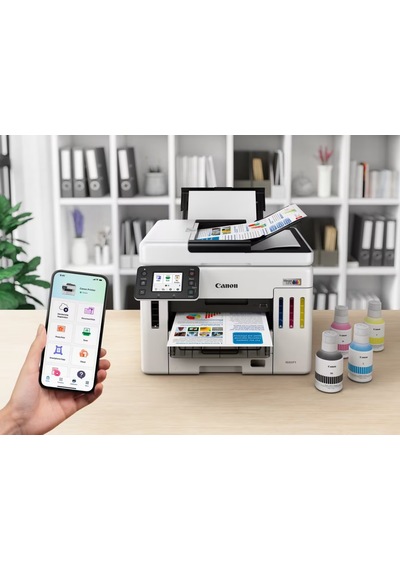 Canon Maxıfy Gx7140, Renkli, Mürekkep Mega Tanklı, Yazıcı, Tarayıcı, Wifi, Lan, Duplex,   Mürekkep