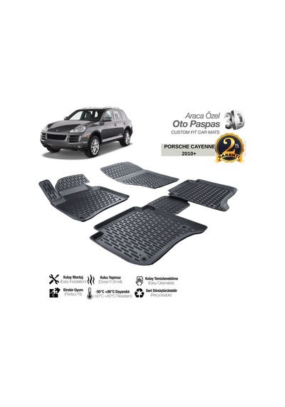 3d Paspas Siyah Porsche Cayenne 2010+