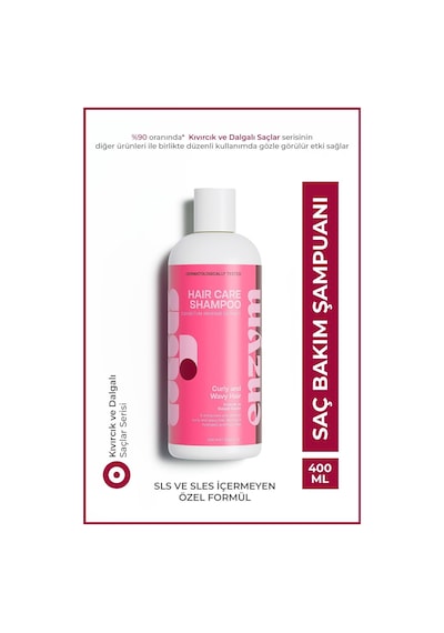 Enzym Cosmetics Kıvırcık Ve Dalgalı Saçlar İçin Saç Bakım Şampuanı 400 ML