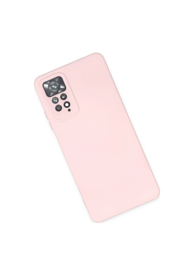 Gld-spt- Newface Xiaomi Redmi Note 11 Pro Kılıf Nano İçi Kadife Silikon - Pudra