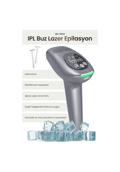 Sel-6044 Ipl Buz Lazer Epilasyon 999.999 Atım Otomatik/manuel Dijital Ekran