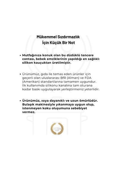 Wmf İle Uyumlu Kalın Düdüklü Tencere Contası Diğer