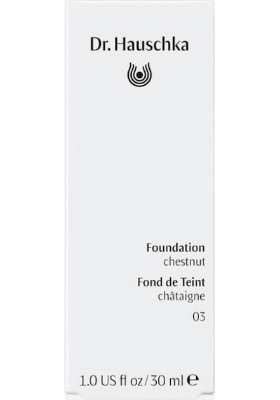 Dr Hauschka Foundation, 30 Ml Doğal Likit Fondöten, Vegan 03 Chestnut