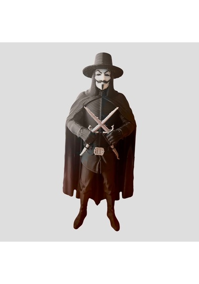 V For Vendetta 3d Figür