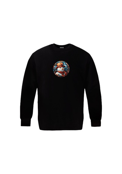 Ogc Kardan Adam Unisex Sweatshirt Siyah