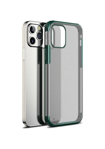 Apple Uyumlu iPhone 12 Pro Max Uyumlu Zore Volks Kılıf-koyu Yeşil Koyu Yeşil -