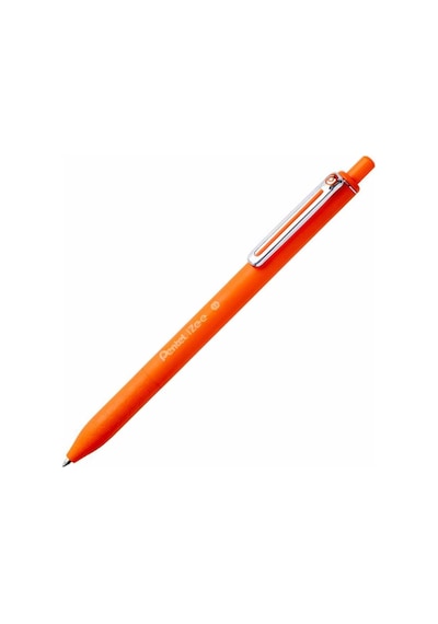 Pentel Izee Bx470 Basmalı Tükenmez Kalem Turuncu