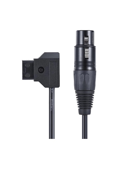 Andoer D4261 D-tap Erkek - Xlr 4-pin Dişi Adaptör Güç Kaynağı Kablosu