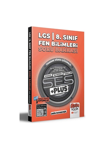 2022 LGS 8.Sınıf Fen Bilimleri SES PLUS Soru Bankası- Benim Hocam Yayınları