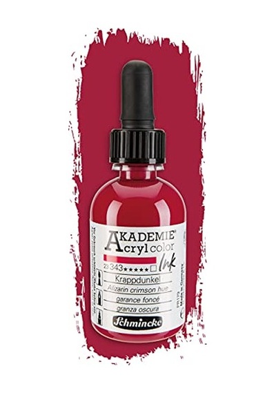 Akademie Akrilik Mürekkep 50 Ml 343 Alizarin Crimson Hue Diğer