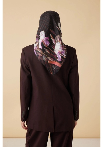 Maisa Susen Tivil İpek Eşarp 90 90 Cm - Bordo 4982