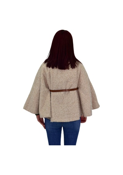 Enisse Kadın Panço Hırka Bgl-st04243 bej