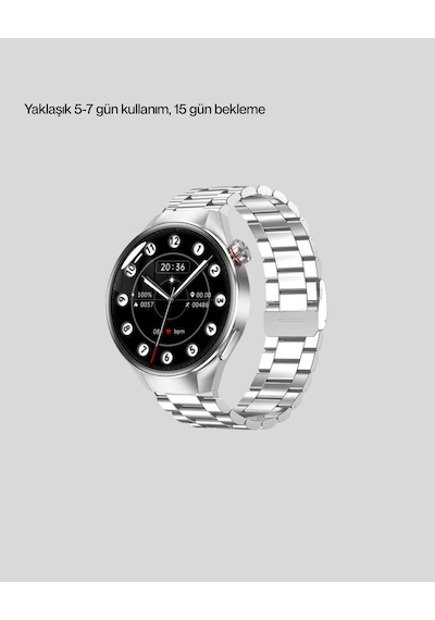 Amoled Akıllı Saat Gelişmiş Sensörlü Kadın Sağlığı Ve Hatırlatma Özellikli