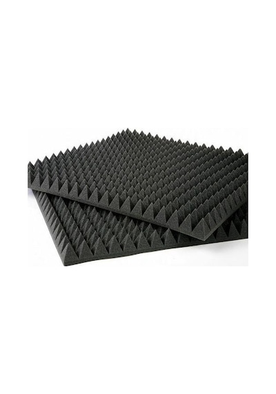 Yanmaz Akustik Piramit Sünger 50mm 50dns 100cm X 100cm