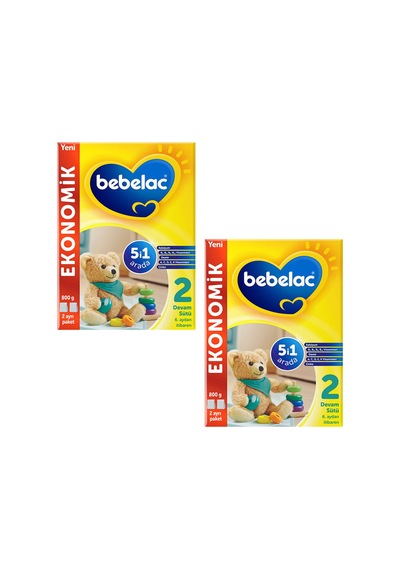 Bebelac 2 Çocuk Devam Sütü 800 G 2 Adet